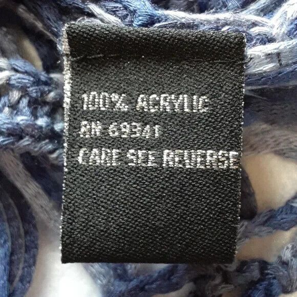 Lisa international size PM loose knit sweater See (pics) blue * - Picture 11 of 12